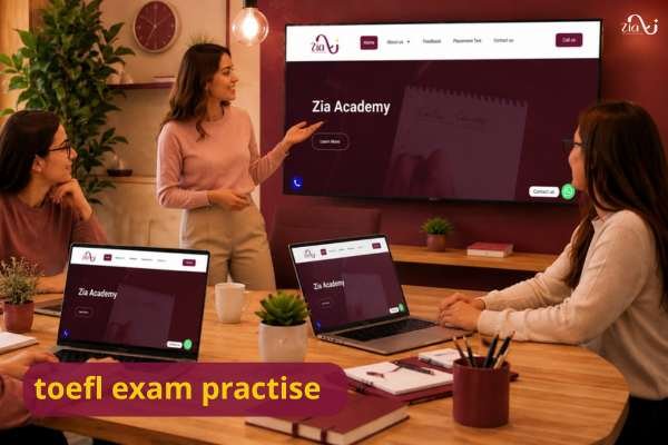 toefl exam practise in Zia Academy 1 toefl exam practise